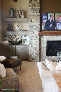 thick floating shelves 2013 Omaha Street of Dreams: Home #3 | Life On Virginia Street