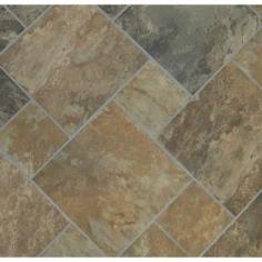 Style Selections�12-in x 12-in Sedona Slate Cedar Glazed Porcelain Floor Tile (Actuals 12-in x 12-in)