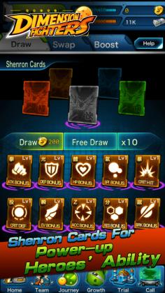 Z Fighters is a CRPG mobile game based on dragon ball z. More details in: http://www.dbzgames.me/