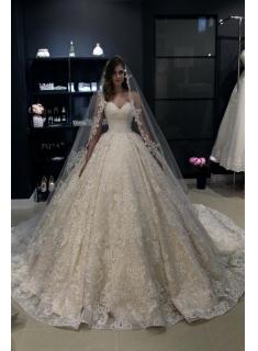 Elegante Hochzeitskleider Günstig | Spitze Brautkleid A Linie