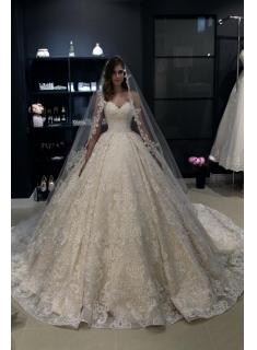 Elegante Hochzeitskleider Günstig | Spitze Brautkleid A Linie