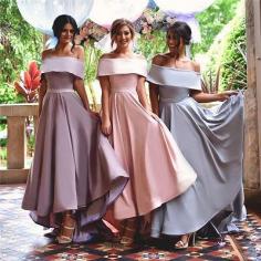 Elegantes Brautjungfer Kleid A-Linie | Schlichtes Brautjungfernkleid Online Kaufen | Babyonlinewholesale
