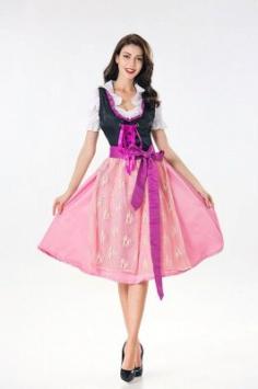 Elegante Oktoberfest Kleidung Frauen | Schöne Knielanges Bierkleid Damen | Babyonlinewholesale