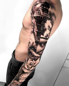 Full sleeve tattoo