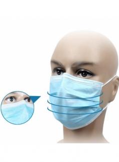 Mundmasken 50 Stück Einweg OP-Maske Gesichtsmaske 3-lagig Mundschutz Staubschutz