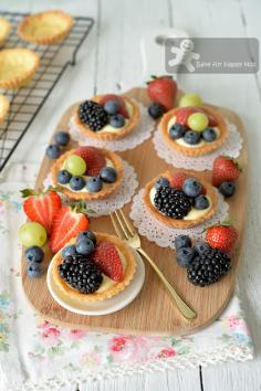 fail proof less sugar mini fruit tart