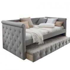 VIC Furniture Arles Single Sofa Daybed with Trundle