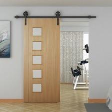 200cm Big Wheel Sliding Barn Door Hardware