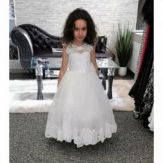 Hochzeitskleider Kindermode | BlumenmÃ¤dchen Kleid Weiss