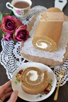 coffee Swiss roll