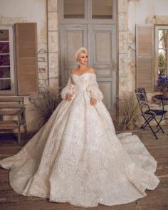 Extravagante Brautkleider | Prinzessinnen Brautkleider Mit Ãrmel