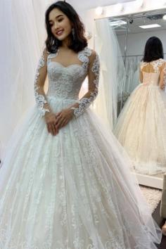 Prinzessin Hochzeitskleider Spitze | Brautkleider mit Ãrmel