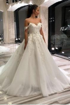 SchÃ¶ne Brautkleider A Linie | TÃ¼lle Hochzeitskleider mit Spitze