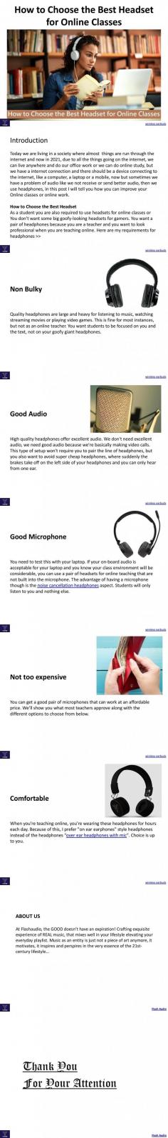 Flashaudio get latest earbuds, bluetooth headphones, earphones & more. As a student you are also required to use headsets for online classes or You don't want some big goofy-looking headsets for gamers. https://www.flashaudio.in/product-category/truly-wireless-noise-cancelling-headphones/