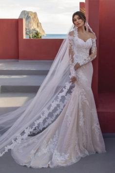 Designer Hochzeitskleider Spitze | Brautkleider Meerjungfrau Mit Ãrmel