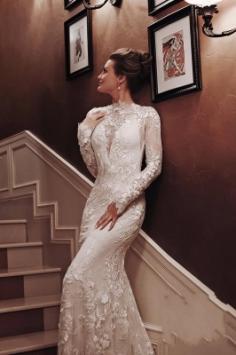 Brautkleider Meerjungfrau Spitze | Hochzeitskleider mit Ãrmel