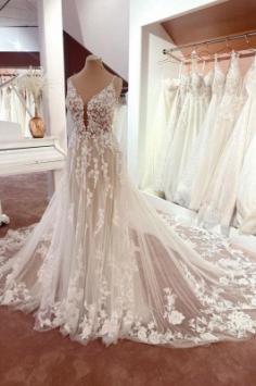 WunderschÃ¶ne Brautkleider A Linie Spitze | Hochzeitskleider GÃ¼nstig Online