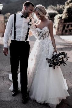 Boho Brautkleider A Linie | Hochzeitskleider Mit Spitze