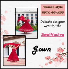 Latest Engagement Dresses for Brides Bridal gowns for grooms have become a new trend in the field of weddings. It has almost become a fantasy for modern brides to wear a glamorous party wear gown for them Shop the latest designer gowns party wear for women and girls. swetvastra brings an exclusive collection of Indian gowns at a discount
https://www.swetvastra.com/gown/