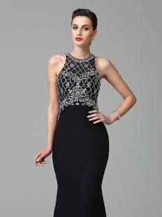 Ärmelloses Reißverschluss Chiffon Sweep Zug Anständiges Ballkleid