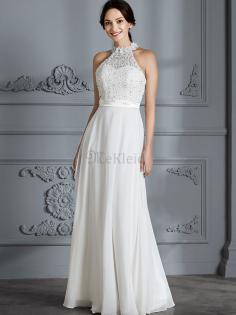 Ärmelloses Prinzessin Bodenlanges Brautkleid