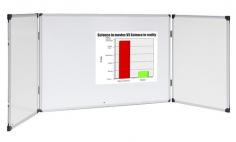 VC Cabinet Magnetic Whiteboard

Space-saver whiteboard, hinged doors with double sided whiteboard panels. Magnetic surface on inside, non-magnetic surface on outside. Can also be used for uncovering pre-prepared work, or covering confidential information.

Features
Dimension:  1200 x 900 Closed, 2400 x 900 Open
Magnetic Receptive
Dry Wipe Surface
Lockable, saves wall space
