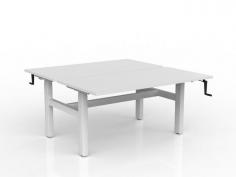 OL Agile Winder Height Adjustable Shared Desk – White Top with White Frame

Features

Height range: 680 – 1130 mm
White Powdercoated frame
25 mm worksurfaces finished in White melamine on E0 grade substrate with matching PVC edge
H frame design
Weight rating: 120kg
Warranty: 10 Years
Fast to assemble
Flat pack, assembly is require