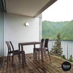 FL 5 Piece Outdoor Dining Table Setting with Florida Chair

Description
Both the Orlando Table and Florida Chair are the injection moulded resin table and chair, the non-metalic frame will never unravel, rust or decay. Reinforced with glass fibre to strengthen the legs and boost the weight capacity. They are designed for outdoor use, UV stable and weather proof, it will not fade or go brittle in Australia’s harsh outdoor conditions. Strong yet lightweight, this table will add class to your venue. It’s sleek profile is pleasant to the eye so these table and chair are as charming as it is functional. Very easy to clean, just hose it down.

Product Features
Stackable Chair –  4 to 6 high
Suitable for indoor and outdoor commercial use
Made of UV stabilised polypropylene
Dimensions: Table – 1400W x 800D x 750H; Chair – 450W x 550D x 880H x 460 Seat Height
Unit Weight: Table – 23g; Chair –  4 kg; Seat Weight Limit – 150kg
The Chair is fully assembled. The table supplied unassembled – easy to assemble
Weather resistant, UV Stabilised
Stocked In: Anthracite, Chocolate and White
Replaceable feet
Matching Products: Tequila Lounge Side Table, All Resin Rattan Range Products
Made in Europe
Produced in accordance with ISO 14001:2015 Environmental Management System Certification
5 years warranty on table and chair; 3 month warranty on cushion
Please Note: Product Sizes, Weights & Colours may vary and are subject to change.

Package Includes
Florida Chair by Siesta x 4
Orlando Table 1400×800 by Siesta x 1

https://tableschairs.au/product/fl-5-piece-outdoor-dining-table-setting-with-florida-chair/
