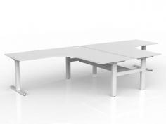 OL Agile 90° Shared Workstation – White Top With White Base

Features

1800mm x 1800mm 90° shared Agile workstation with 2x 600mm or 2×750 deep worktops
Fixed height (715mm) frame finished in white powdercoat
Weight capacity: 100kg
Commercial-grade 25mm worksurfaces are constructed from E1 board
10 years Warranty
Flat pack – assembly required