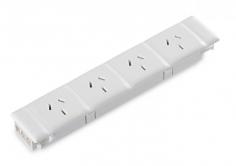 Auto Switched Soft Wired GPO

https://workproducts.au/ 

Quad Soft Wired GPO is a 10amp auto switched power module that offers significant installation benefits as no tools are required for thin or thick panel mounting. The installation efficiency of this product offers excellent labour savings.

Features:
No tools required to install in duct or panel mount.
Slim and compact socket outlet design (only 18.5mm from under face plate)
Integral soft wiring connectors complete with moulded latches.
Mounting options include: thin panel (up to 2mm thick), thick panel (greater than 2mm thick),dinrail mounting, duct mounting or free standing.
Module will snap directly into panel cut-out up to 2mm thick.