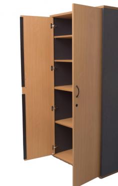 RL Rapid Worker Lockable Cupboard

The Rapid Worker range is constructed of environmentally friendly melamine . Strong and durable and backed by a 5 year warranty.

The cupboard is fully lockable with 3 adjustable shelves and 1 fixed