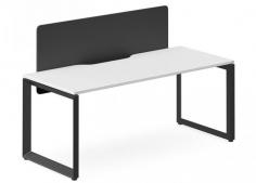 DD Forum Workstation Single Sided For 1 Person with Optic Screen
Features:
Base Finish: White / Black
White Top: Laminex White 200