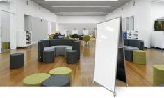 VC Alpha AD1 Double Sided Mobile Porcelain Whiteboard

Create new insights, brainstorm issues, inspire students… wherever the meeting location is. Mobility and the capturing of information is part of ‘Agile Thinking’ and problem solving for groups. Open plan design can be effortlessly transformed into a work environment that encourages teamwork.

The new ALPHA AD1 Mobile Whiteboard offers an aesthetic, practical collaboration tool. Featuring a double sided Vitreous Enamel (porcelain) writing surface that is conditionally warranted for 25 years and is scratch resistant.

Features
A-shaped design is more stable compared to a traditional mobile whiteboard
Large magnetic double-sided porcelain scratch resistant writing surface with a conditional 25 years warranty
Satin silver aluminum frame finish
Minimal assembly required, just screw on the wheels, then it?s ready for use
Fold flat and store when not in use
Large internal storage tray to put all board accessories in one place
Dimensions: 1800mm high x 900mm wide and weighs 28kg
