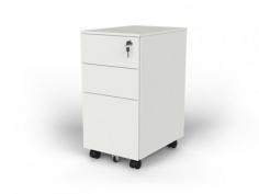 OL Agile Slimline Mobile Drawer Unit
Created with the flexibility of open plan workspaces in mind, the anti tilt Agile steel mobile is compatible with all OLG desking, but especially useful where workstations are narrow and more leg room is required. The mobile is 600mmH x 300mmW x 450mmD and includes two drawers, one file drawer, and is lockable. It is available in black or white powdercoat finish and includes a pen tray.

 

Product Features:

Five castors for ease of use, with anti-tilt functionality
Lockable
Includes a pen tray
600mmH x 300mmW x 450mmD