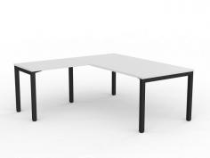 OL Axis Desk with Return – White Top with Black Frame

Practical & tidy, the Axis desk & return combos create clean looking office spaces. Choose from 6 worktop sizes. Easily set up as LH or RH configurations.

Product Features:
Top: E1 grade board, 25mm melamine finished thickness with matching 2mm PVC edges
GECA Certified
50mm x 50mm frame and 50mm x 25mm rail with black powder coated
Hight Adjustable legs Up to 90mm to suite uneven floor
Flat Pack, Assembly is required
ISO9001 Quality Assurance Certificate
ISO14001 Environmental Certificate
Tried, tested and used in thousands of offices globally
Warranty: 10 Years