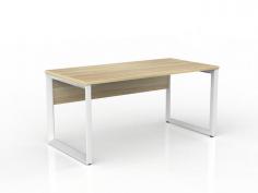 OL Anvil Straight Desk with Modesty – Oak Top with White Frame

Anvil Desks have long been a crowd favorite. The perfectly proportioned 50mm loop leg works well in executive offices particularly with the addition of the modesty panel. Stocked in 10 quickship configurations for maximum delivery speed. Choose from 5 worktop/ modesty sizes.

Product Features:
GECA Certified
10 year warranty
50 x 50 mm triangle end frames with flush ground weld finish
Fixed height 715 mm (incl worksurface)
50 x 25 mm rails
2mm steel for extra strength and stability
30 mm height adjustment in each foot
Arctic white powdercoat finish
Multiple rail positions on each frame
Melamine Worktop – 25 mm E0 grade substrate finished in studio white or new oak with matching 2 mm PVC edge
Melamine Modesty to match worktop colour. Fixed into the worktop or rail.
Modesty height is 300mm
Flat Pack, Assembly is required