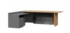 DD Vault Executive Desk
Features:
 

It has a backbone of its own
With its blunt strong straight forward lines and rap around panel makes this executive desk an elite
Dimension(mm): (1800L x 900D) x (900L x 550D) x 725H;(2100L x 900D) x (1200L x 550D) x 725H