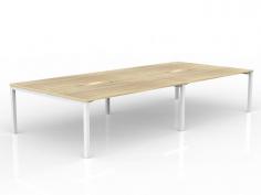 OL Axis 4-User Double Sided Workspace – Oak Top with White Frame

OL Axis double sided workstations are a timeless classic choice for workspace. The clean tidy lines make a statement where ever they are used.

Product Features:
Top: E1 grade board, 25mm melamine finished thickness with matching 2mm PVC edges
50mm x 50mm frame and 50mm x 25mm rail with white powder coated
Hight Adjustable legs Up to 90mm to suite uneven floor
Flat Pack, Assembly is required
ISO9001 Quality Assurance Certificate
ISO14001 Environmental Certificate
Warranty: 10 Years