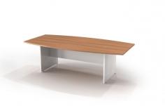 GP H-Base Boardroom Table – Virginia Walnut & WhiteProduct Features
Made of quality melamine boards
E1 Enviroboard
Boat shape top
Stable H base
Size – 2400 x 1200 x 720mm
Warranty –  3 years
Colour: Top – Virginia Walnut;