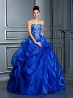 Duchesse-Linie Satin Empire Taille Ärmelloses Partykleid mit Applikation
