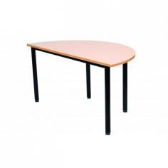 MA Modular Round Leg Half Circle Conference Table End

Table Frame legs: Ø50mm diameter
Table Frame rails: 35 x 19mm
Default table height: 695mm + Top Thickness
Fully welded steel frame
Includes adjustable feet
18mm or 25mm Melamine Table Top in your preferred finish
Origin : Australia
Frame Colour : Black, Charcoal, Silver Pearl, White
Top Colour : Polar White, Oyster Grey, Alaskan, Young Beech, and Select Beech
Please enter your colour choice on note at check out
3 years warranty