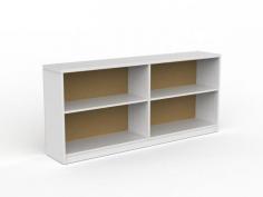 OL AltoSystem Credenza Bookcase 720mm Height
Features

Dimension: 1600W x 300D x 720H mm
25mm Worktop with matching 2mm PVC edges
18mm panel and shelves
5mm Back
Height adjustable shelves included
Warranty: 10 years