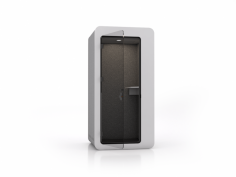 OL Qzone Freestanding Phone Booth
Product Features:
Stocked in Grey/ White and Grey/ New Oak
Toughened glass door
Flat packed for easy moving and transportation, fits comfortably in most lifts
Motion sensor, light, extraction fan, GPO & USB power outlet
Made with acoustic panel that helps tune out noise
10 years warranty (excludes electrical components)
Comes with bench to take notes or work on your laptop
Internal walls absorb 75% of sound waves (100 fold reduction in sound intensity)
Packing Type:
10 cartons
Assembly time: 2 people, 2 hours, simple electrical work required.
