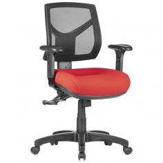 ST Chelsea Mesh Back Ergonomic Task Chair

FEATURES:

Adjustable seat height
Adjustable back height (ratchet)
Adjustable back and seat angle
Adjustable weight tension
Optional adjustable arms / drafting kiy
Optional seat depth (seat slider) (not available on drafting chair)
Available in high and low back
Moulded seat foam, Mesh back, Big boy seat
 3 lever ergonomic heavy duty mechanism
700mm black nylon base
 Available in local fabrics,  Back mesh available in Jazz mesh
 AFRDI tested to level 6
Suitable for indoor use only
7 year warranty and Weight limit is 140kg

https://officeproducts.au/product/st-chelsea-mesh-back-ergonomic-task-chair-4-2/