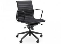 DD Turin Chair in Black Base and Black Seat

Features:
Seat Height(mm): 440 – 525(H)
Overall Dimension(mm): 580W x 630D x 880-960H
Material: Seat – Synthetic Leather
Removable Arms
Base – Black Aluminium 5 Way Base
Weight Rating: 120kg
3 Year Warranty
Fully Assembled

https://tableschairs.au/product/dd-turin-chair-all-black/