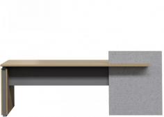 DD Atlas Executive Desk

Features:
Atlas is a piece that sets the tone of professionalism and style in any office
The new look privacy panel is at the forefront of its features
Dimension(mm): 1800L x 900D x 725H,2100L x 900D x 725H