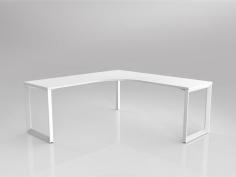 OL Anvil 90° Workstation Corner Desk – White Top with White Frame

OL Anvil Loop Leg Workstations are a stylish solution for single offices, and small open plan zones. Stocked in 12 quickship configurations for maximum delivery speed. Left & right hand options available. The 90 degree desk works equally as well at home, in open plan spaces and private offices.

Product Features:
Frame: 50 x 50 x 50mm triangle, 50 x 25mm rails
25mm EI Melamine board with 2mm ABS edge
Weight rating: 100kg
End leg set and single corner leg.
2mm steel for extra strength and stability
80 mm height adjustment in each foot
Arctic white powdercoat finish
Multiple rail positions on each frame
Worktop height 715 mm
Warranty: 10 years
GECA Certificate
ISO 14001 Certificate
ISO 9001 Certificate
Flatpack –  Assembly required