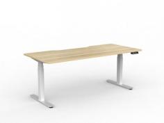 OL Agile Double Motor Electric Individual Desk – Oak Top with White Frame
Product Features
Concealed motors in each leg
Electric Double motor height range – 645-1285 mm (incl worktop)
25mm Studio White worktop with ABS edge.
White powdercoated frame.
Flat foot design
160 kg weight capacity
4 point memory control with LCD readout, programmable to restrict min/max height and to set anti-collision sensitivity
Fast to assemble – rails come pre-fitted to the legs where possible
10 year warranty – best in its class
Flat pack – assembly required