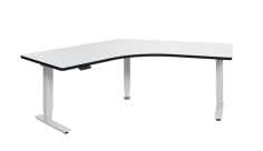 DD Height Adjustable Corner Workstation CurvedFeatures:
It is one of the strongest and most heavy duty frames
Stand 120 degree workstations.
White Top: White 200
Colour Top: 46 Standard Colour