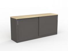 OL AltoSystem Credenza
Features

GECA Certified
25mm Worktop with matching 2mm PVC edges
18mm melamine panels
5mm Back
Space savings sliding doors
Stylish metal handles
Height adjustable shelves included
Warranty: 10 Years
     